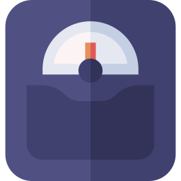 Weight scale icon