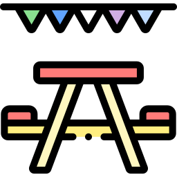 ピクニック用のテーブル icon