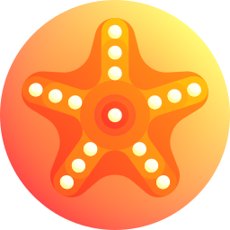 estrella de mar icono