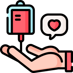 Blood donation icon