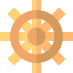 Dharma wheel icon