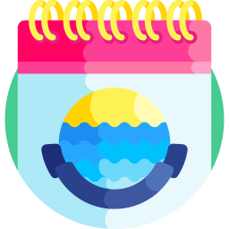 World oceans day icon