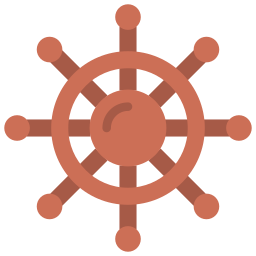 Ship wheel icon