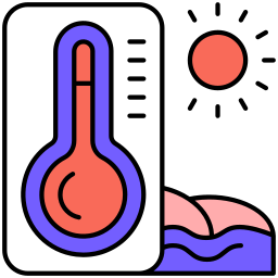 la temperatura icono