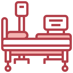 Hospital bed icon