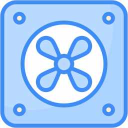 Air heater icon