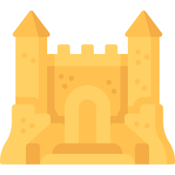 Sand castle icon