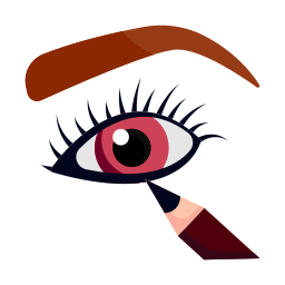 eyeliner-potloden icoon