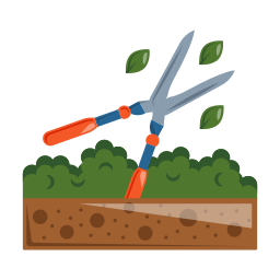 Pruning shears icon