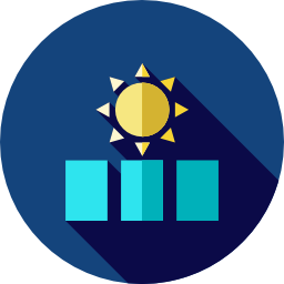 Solar panel icon