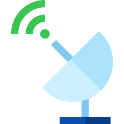 Satellite dish icon