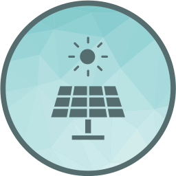 Solar panel icon