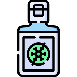 antibacteriële gel icoon