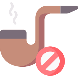 fumando la pipa icona