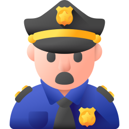 policía icono