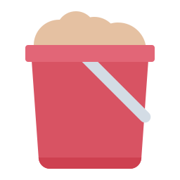 Sand bucket icon