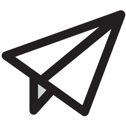 Paper plane icon