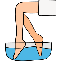 Foot spa icon