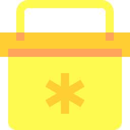 Portable fridge icon