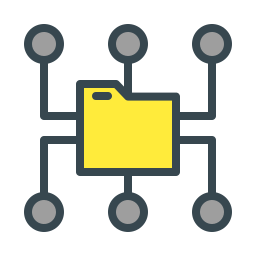 transferencia de datos icono