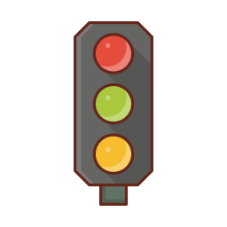 Traffic light icon