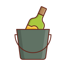 balde de vinho Ícone