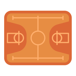 Basketball court icon