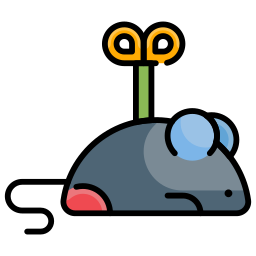 ratón de juguete icono