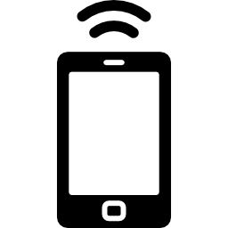 sygnał telefonu bezprzewodowego ikona