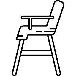 cadeira de alimentação Ícone