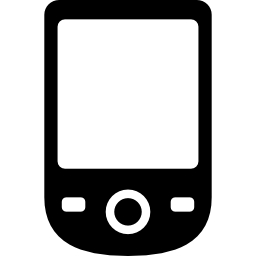 smartphone rotondo icona