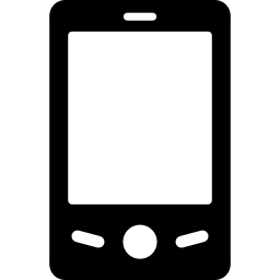 nowoczesny smartfon ikona
