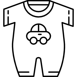 lichaamskleding voor babyjongens icoon