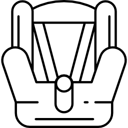 Автомобильное детское кресло иконка