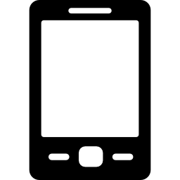 smartphone con pantalla grande icono