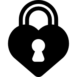Heart Shaped Lock icon