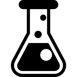 Лабораторная колба иконка