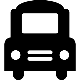 Большой автобус спереди иконка
