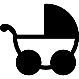 Старая детская коляска иконка