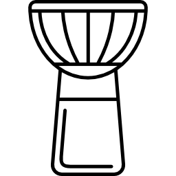 bongo de percusión icono