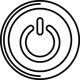 Round Power Button icon