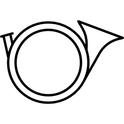 un corneta icono