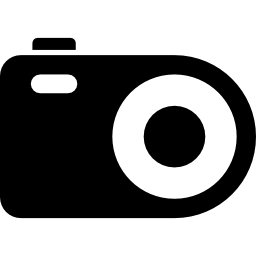 cámara de fotos analógica icono