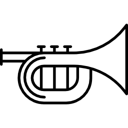 trompette jazzy Icône