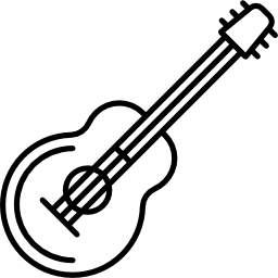 guitarra de jazz icono