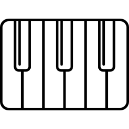 piano toetsen icoon