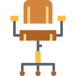 Desk chair icon