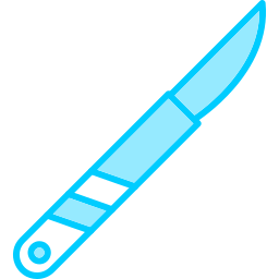 Surgical knife icon