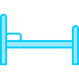lit d'hôpital Icône