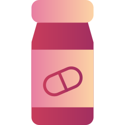 frasco de pastillas icono